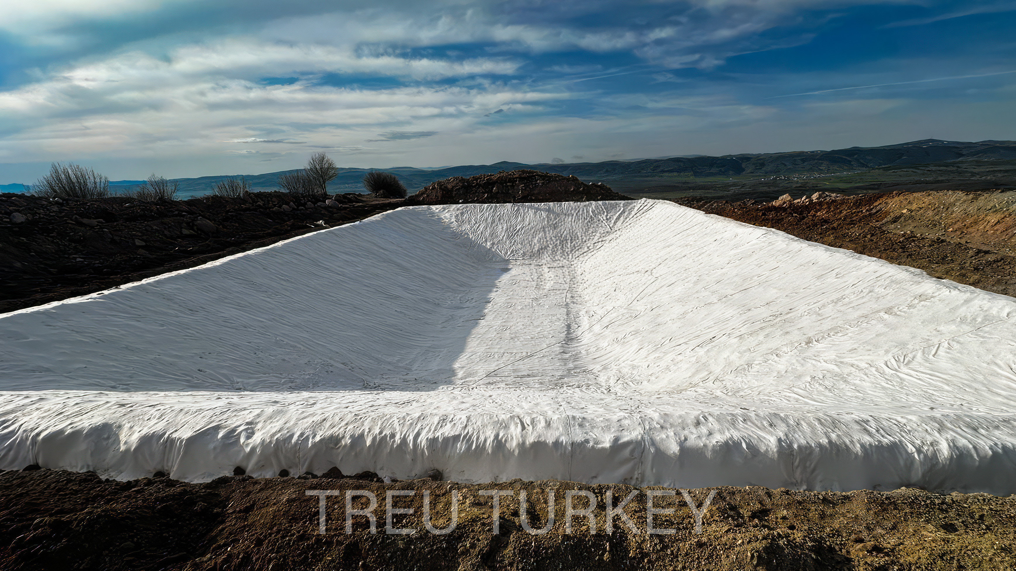 Geotekstil keçe serimi
